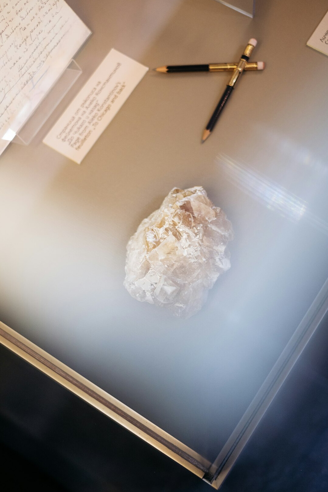 Documents and pen on a desk, archival research